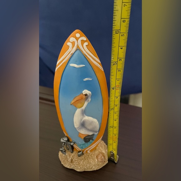 Decorative Surfboard with Pelican - Picture 8 of 9